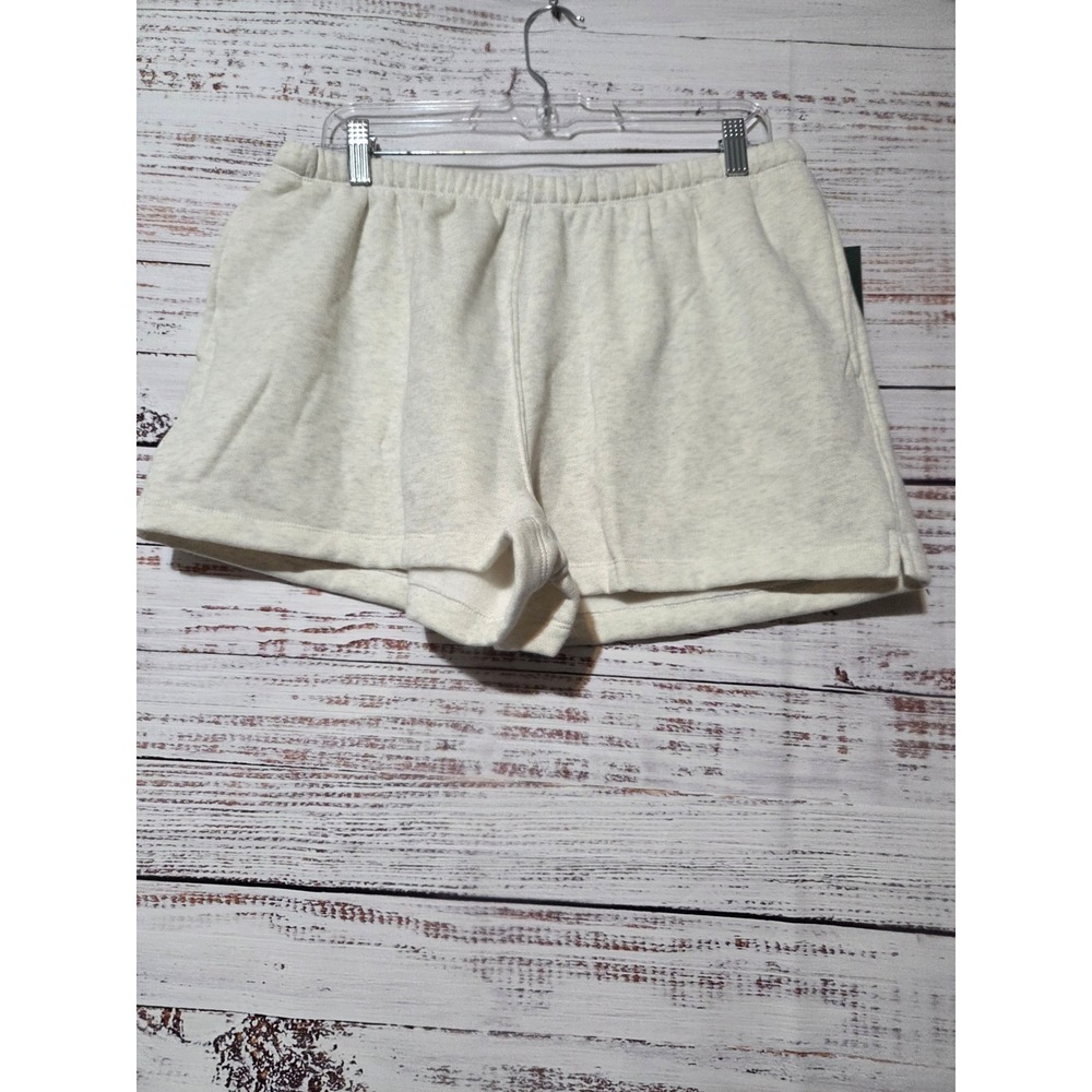 Wild Fable Heather Grey Fleece Lounge Shorts Women Large Stretch